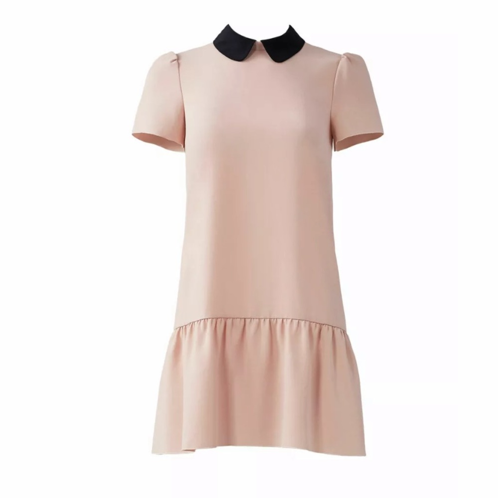 Red Valentino Blush Collared Dress